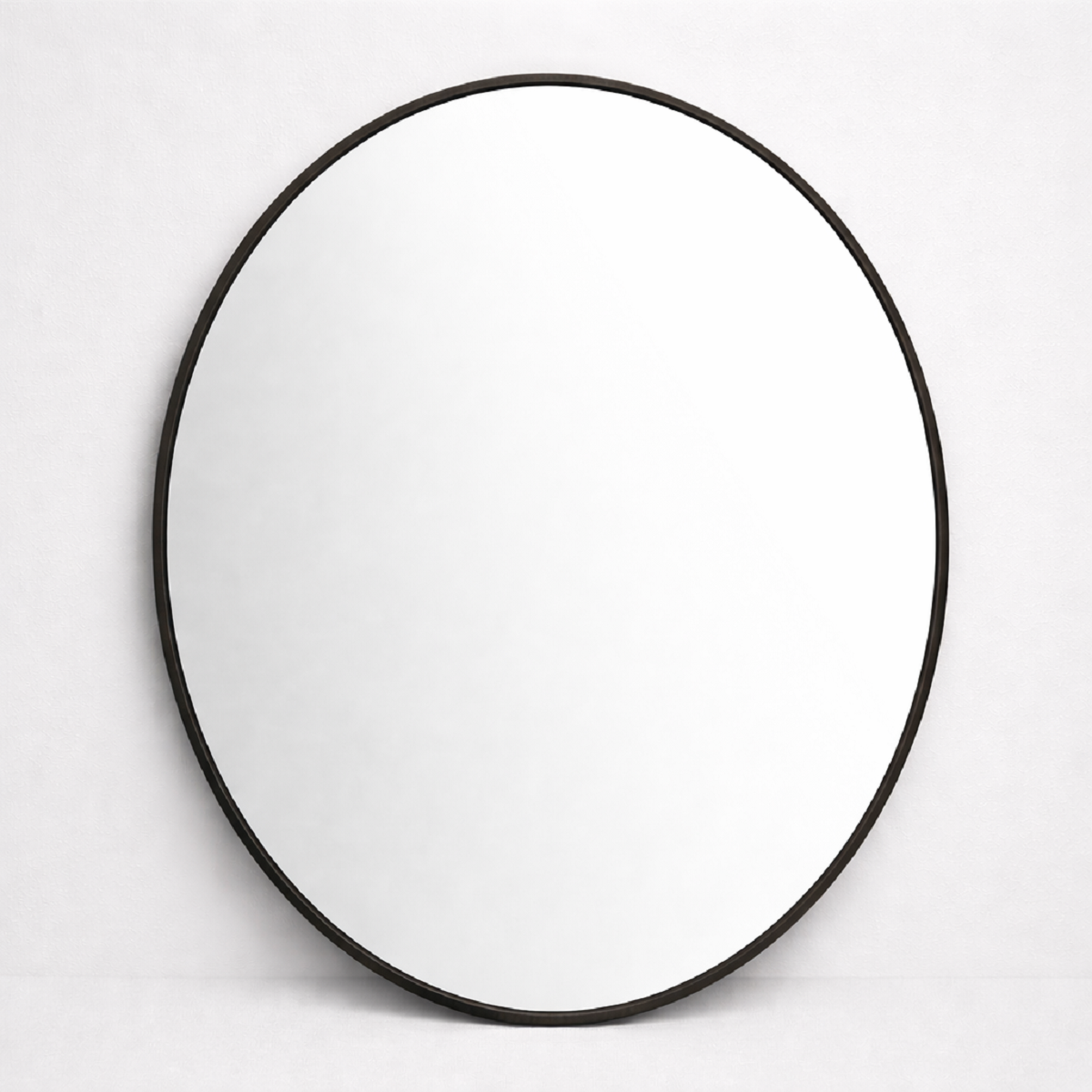 Black Framed Mirror - Oval Design 1000 x 635